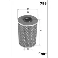 Масляный фильтр MECAFILTER O3LR AA 1872303 NBNHV ELH4708
