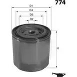Масляный фильтр MECAFILTER 1872352 W 519PT7 DOMTK ELH4760