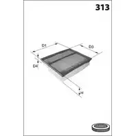 Воздушный фильтр MECAFILTER ELP9148 8VWHU E8 1872772 OGLA2