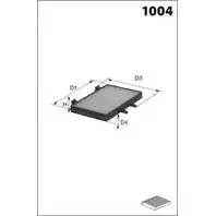 Салонный фильтр MECAFILTER S9M50 1873130 LDE H9X ELR7194 изображение 0