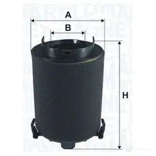Воздушный фильтр MAGNETI MARELLI 153071760243 1019169 717602 43 T03FUP
