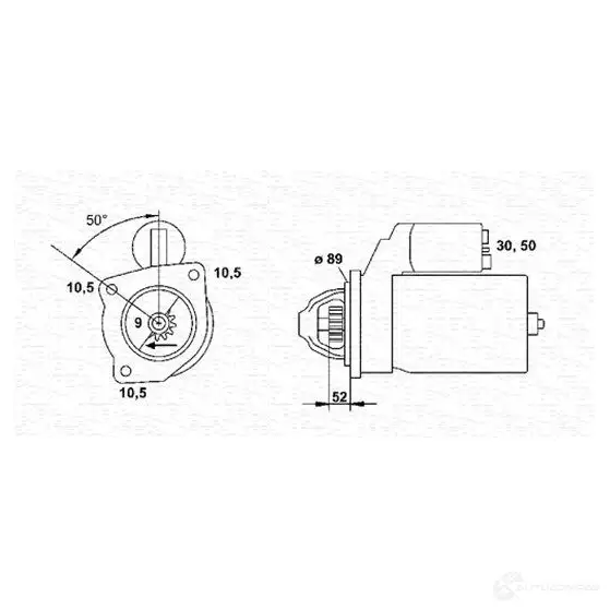 Генератор MAGNETI MARELLI M AR6023 943346023010 1047829 BNII6GT изображение 0