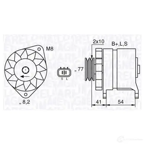 Генератор MAGNETI MARELLI 635 32606 MAN2606 1193731175 063532606010
