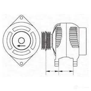 Генератор MAGNETI MARELLI MA R6189 RDGNFRN 943346189010 1047879
