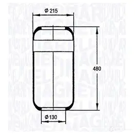 Пневмоподушка MAGNETI MARELLI 20 3698CFG 030607020044 1423329535 FOHLELL изображение 0