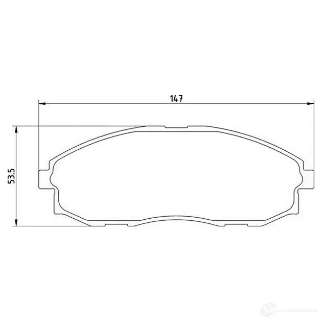 Тормозные колодки, комплект MAGNETI MARELLI 363700201242 R3HKY2 1193765007 T12 42MM