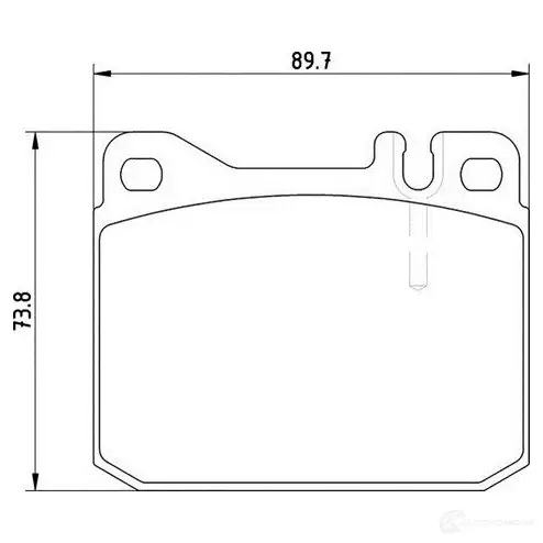Тормозные колодки, комплект MAGNETI MARELLI 1193765877 T4113MM 363700204141 3637002041 41