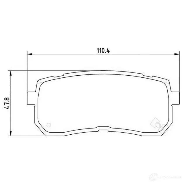 Тормозные колодки дисковые, комплект MAGNETI MARELLI 5000386 78 1037088 363710201725 T1725MM