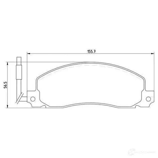 Тормозные колодки, комплект MAGNETI MARELLI T9000MM 1193766146 363700209 000 363700209000