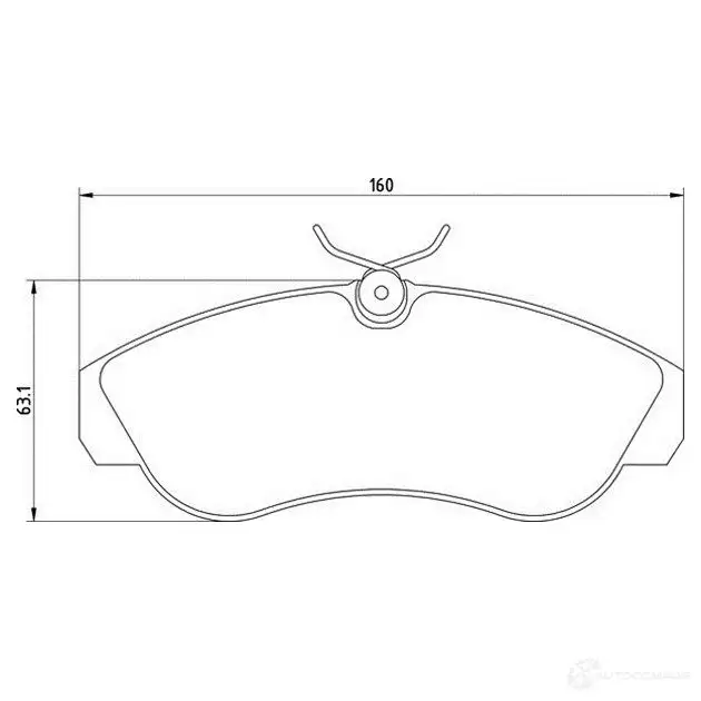 Тормозные колодки, комплект MAGNETI MARELLI 1193765963 363700205079 T5079MM 363700205 079 изображение 0