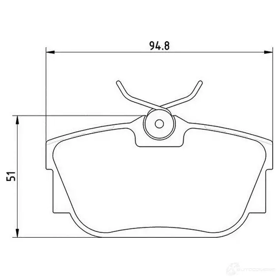 Тормозные колодки, комплект MAGNETI MARELLI 363700205137 36370020513 7 1193766055 T5137MM