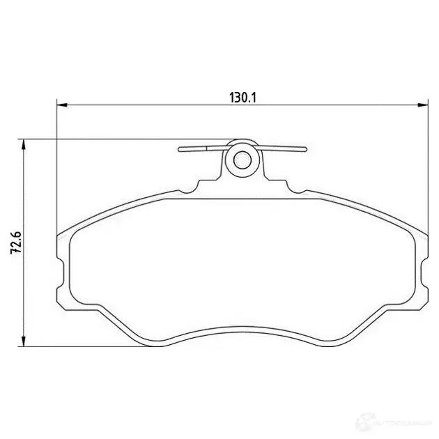 Тормозные колодки дисковые, комплект MAGNETI MARELLI 500038689 363710203036 1037103 363 702160749 изображение 0