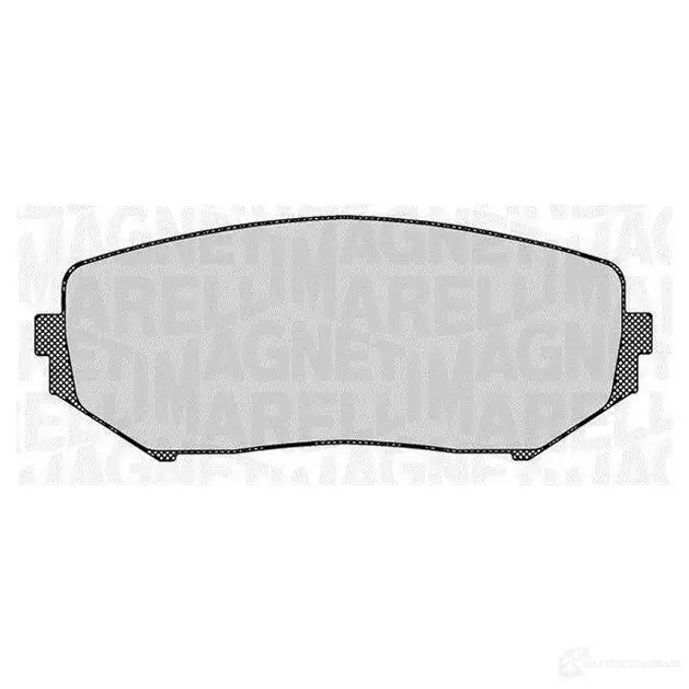Тормозные колодки дисковые, комплект MAGNETI MARELLI 363702 161488 1037513 363916060494 PF0494