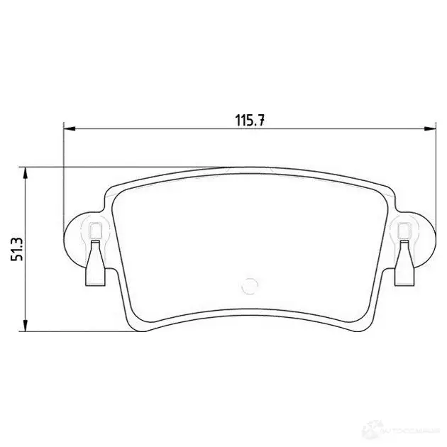 Тормозные колодки дисковые, комплект MAGNETI MARELLI 1037058 500038650 363710201246 3637 02161271