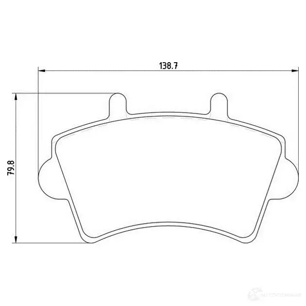 Тормозные колодки дисковые, комплект MAGNETI MARELLI 500038654 1037062 36370216 1222 363710201310