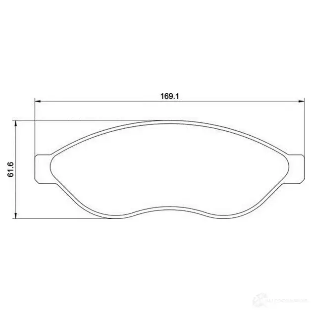 Тормозные колодки дисковые, комплект MAGNETI MARELLI 500038673 1037082 363710201657 36 3702161467