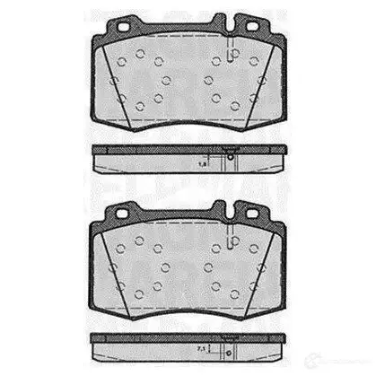 Тормозные колодки дисковые, комплект MAGNETI MARELLI 1037604 363916060585 P F0585 T1318MM изображение 0