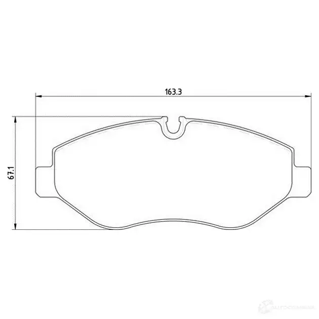 Тормозные колодки, комплект MAGNETI MARELLI YFFK0F5 363700036024 C6 024MM 1193764517