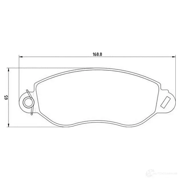 Тормозные колодки, комплект MAGNETI MARELLI 1193766242 363700209107 363702161218 3 63700209107 изображение 0