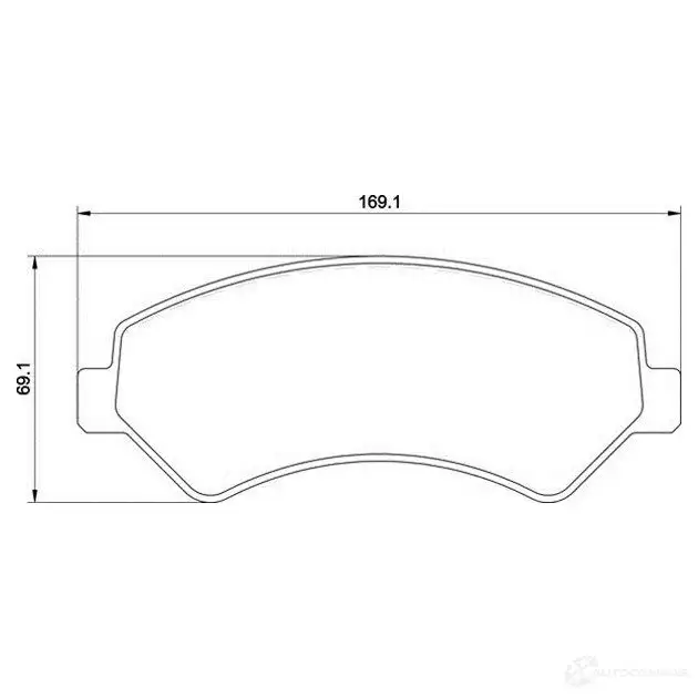 Тормозные колодки, комплект MAGNETI MARELLI 7OC738K 363700201656 T1 656MM 1193765320 изображение 0