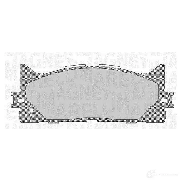 Тормозные колодки дисковые, комплект MAGNETI MARELLI BYB153X 1037657 P F0641 363916060641 изображение 0