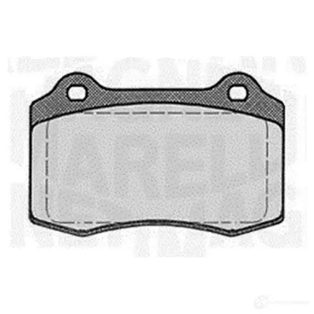 Тормозные колодки дисковые, комплект MAGNETI MARELLI 1037574 363916060555 T1662MM P F0555