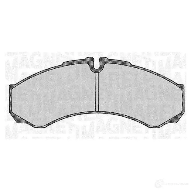 Тормозные колодки дисковые, комплект MAGNETI MARELLI C4074MM 3637 00034074 1037545 363916060526