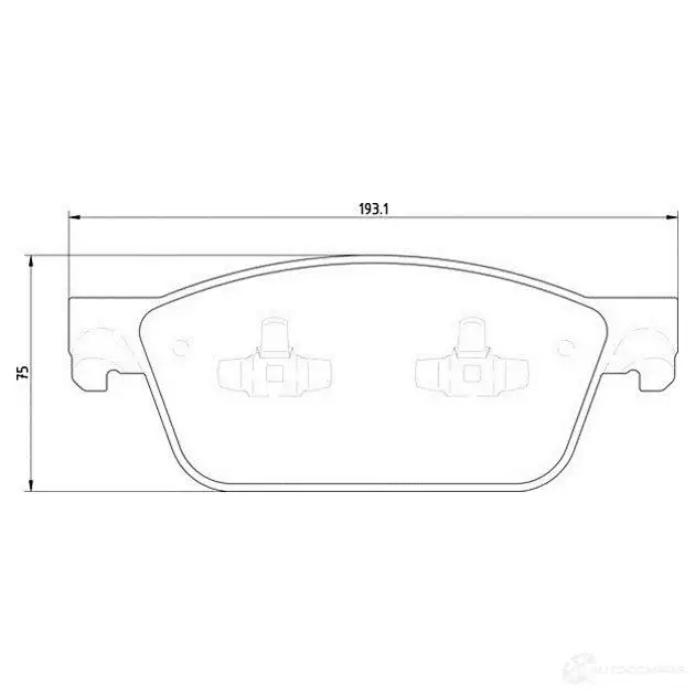 Тормозные колодки, комплект MAGNETI MARELLI T19 19MM 1193765468 363700201919 YOEMIF