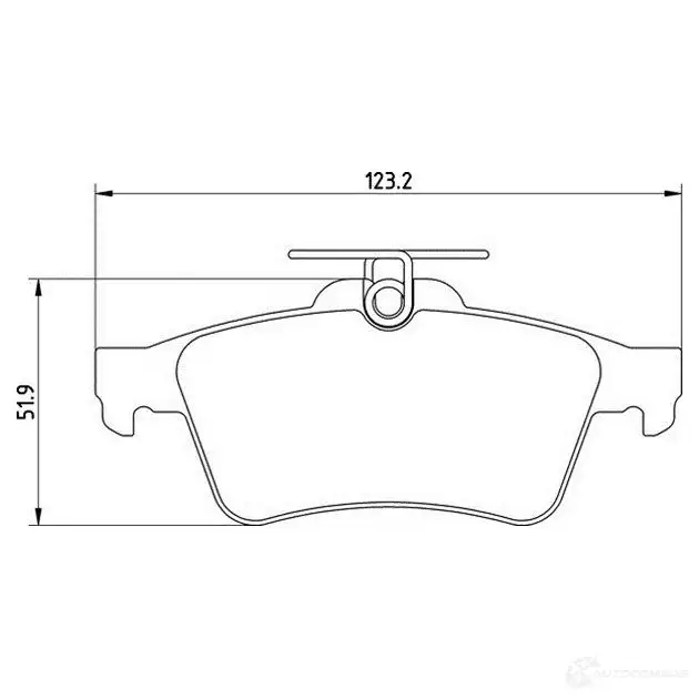 Тормозные колодки, комплект MAGNETI MARELLI 1193765191 T1 489MM IHFTRQ 363700201489 изображение 0