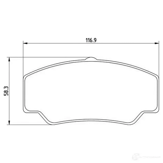 Тормозные колодки, комплект MAGNETI MARELLI BJPHV2B T03 48MM 363700200348 1193764808
