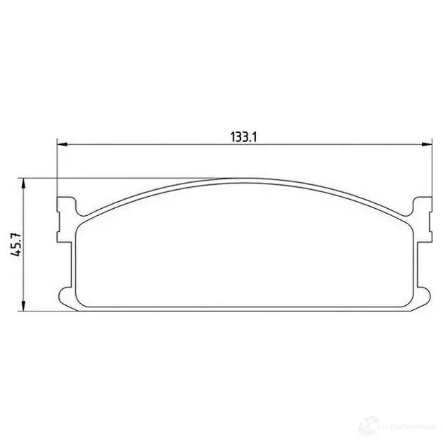 Тормозные колодки, комплект MAGNETI MARELLI 1193764807 363700200337 JXHGP73 T0337M M изображение 0