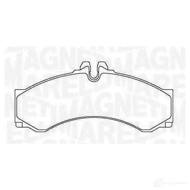 Тормозные колодки дисковые, комплект MAGNETI MARELLI PF 0324 1037352 MBQY2VU 363916060324