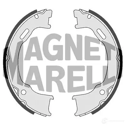 Тормозные колодки MAGNETI MARELLI 360219198369 1033411 BSS83 69 MMYBJX