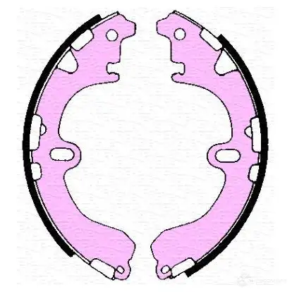 Тормозные колодки MAGNETI MARELLI 1033162 P1DBK2B 360219192092 BSS2 092