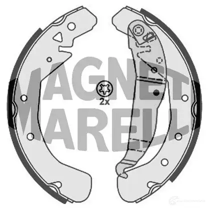 Тормозные колодки MAGNETI MARELLI CMBUYH BSS829 7 1033339 360219198297