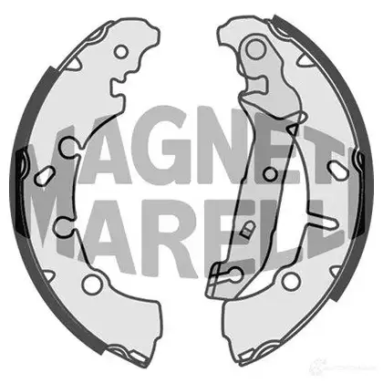 Тормозные колодки MAGNETI MARELLI BSS832 6 RR8NEL 1033368 360219198326