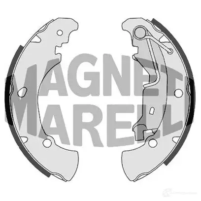 Тормозные колодки MAGNETI MARELLI BSS83 11 360219198311 SZ38EVE 1033353 изображение 0