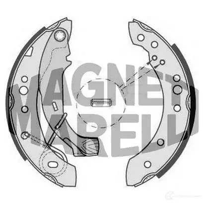 Тормозные колодки MAGNETI MARELLI L0M38 1033336 360219198294 BSS8 294