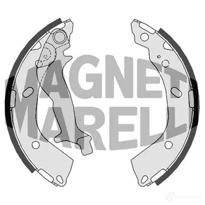 Тормозные колодки MAGNETI MARELLI H4721X 1033414 360219198372 BSS 8372