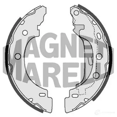 Тормозные колодки MAGNETI MARELLI 1033232 551QQDC B SS2198 360219192198