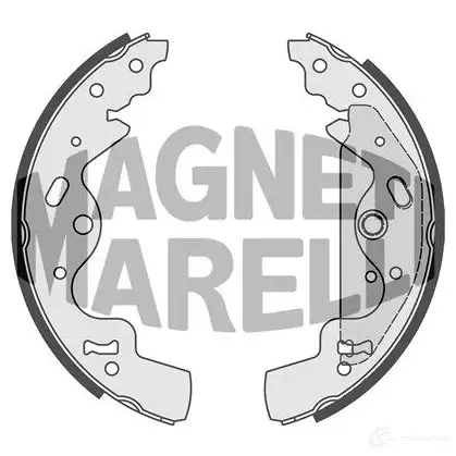 Тормозные колодки MAGNETI MARELLI 1033418 BSS 8376 360219198376 XC2A6AE