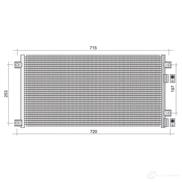 Радиатор кондиционера MAGNETI MARELLI 1026538 350203334000 BC33 4 2KRTIM