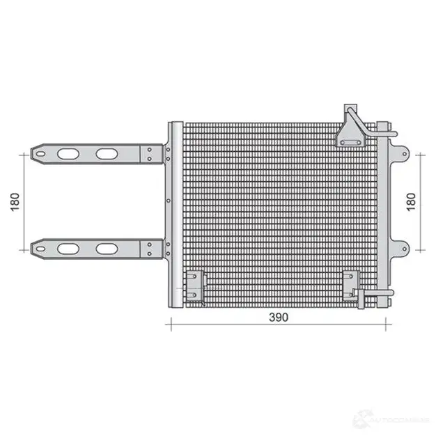 Радиатор кондиционера MAGNETI MARELLI 350203291000 BC2 91 1026533 MHEQM изображение 0