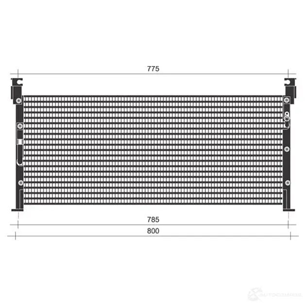 Радиатор кондиционера MAGNETI MARELLI 350203265000 1026512 BC2 65 E8LZII