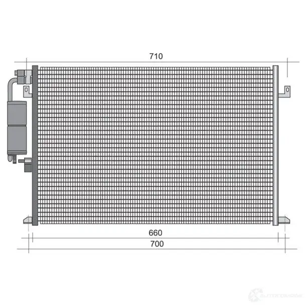 Радиатор кондиционера MAGNETI MARELLI 350203426000 BC4 26 3K16379 1026599 изображение 0