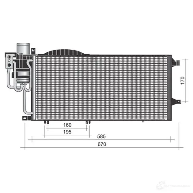 Радиатор кондиционера MAGNETI MARELLI 1026572 BC 373 350203373000 350 20 337 300 0 изображение 0