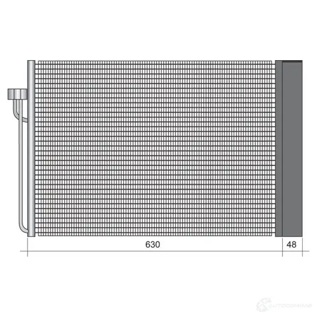 Радиатор кондиционера MAGNETI MARELLI 1026625 BC 475 350203475000 TIU32O изображение 0