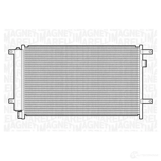 Радиатор кондиционера MAGNETI MARELLI SCQ8B 350203347000 1026550 B C347 изображение 0