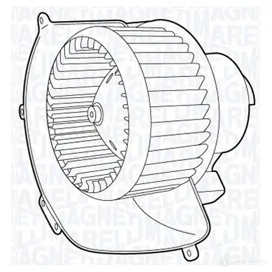 Моторчик вентилятора печки MAGNETI MARELLI 1423329859 069422466010 M TC466AX Z0XO3R