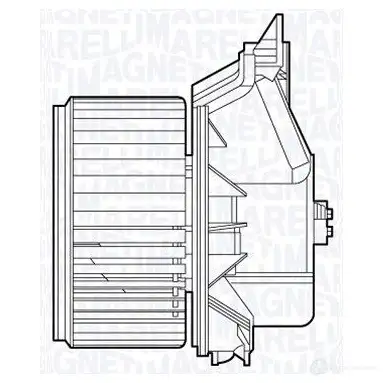 Радиатор охлаждения двигателя MAGNETI MARELLI B M201 DSYUSF 350213201000 1027272 изображение 0